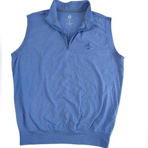 Turtleson golf vest, 1/4 zip, tour performance 1925, men's medium